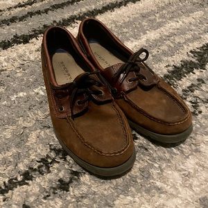 Sperry Topsider Brown Tan Size 9